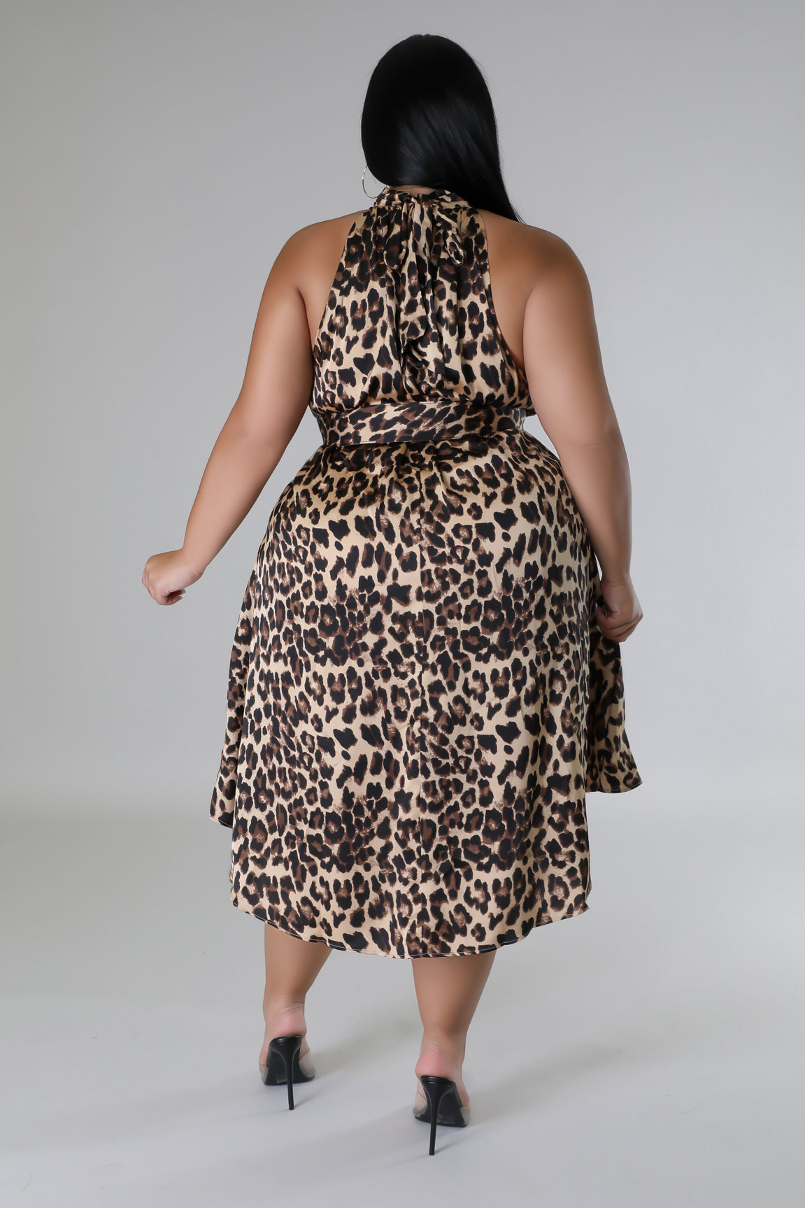 Leopard Swing Dress - Plus