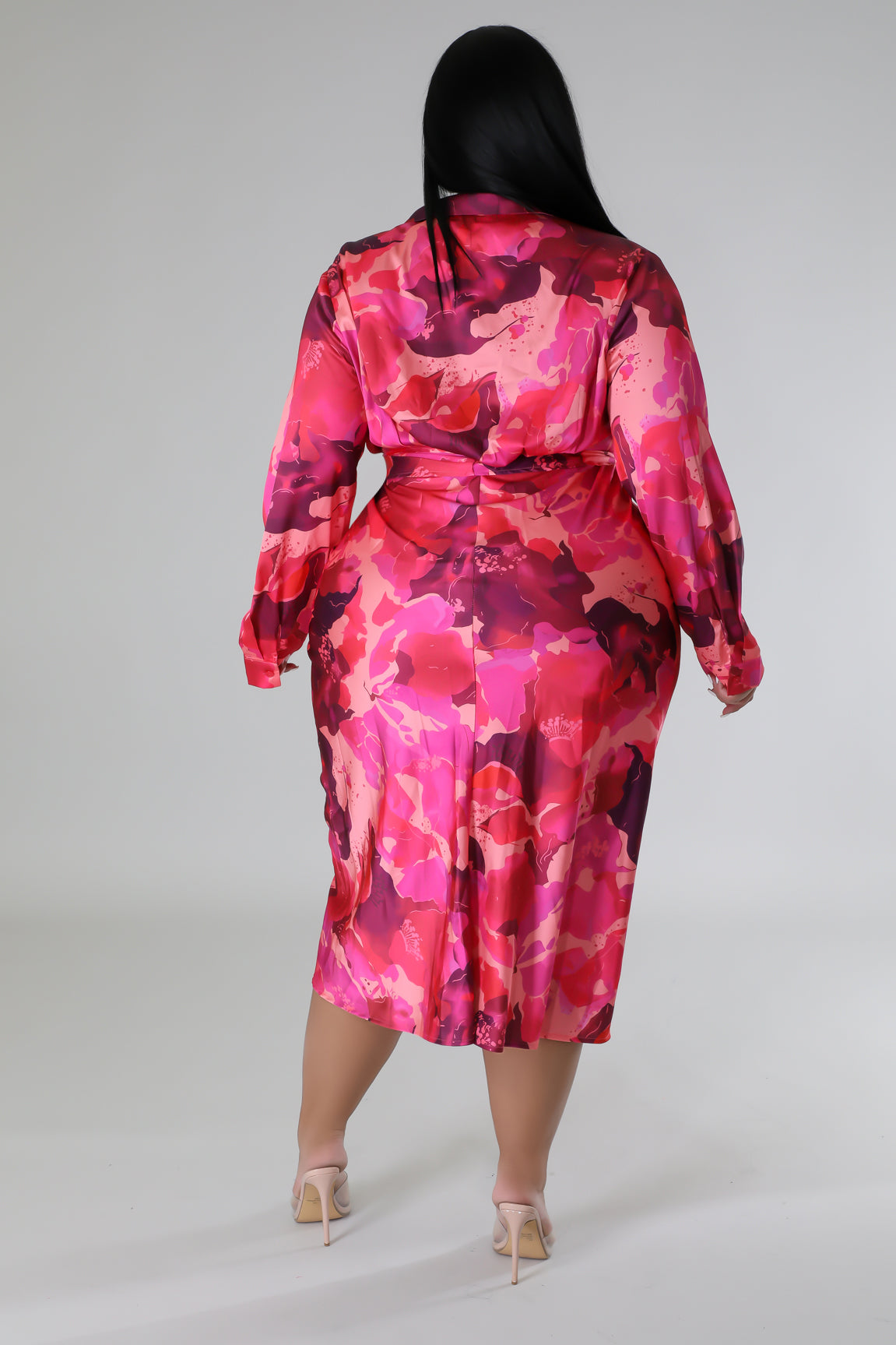 Fuschia Dreams Dress - Plus