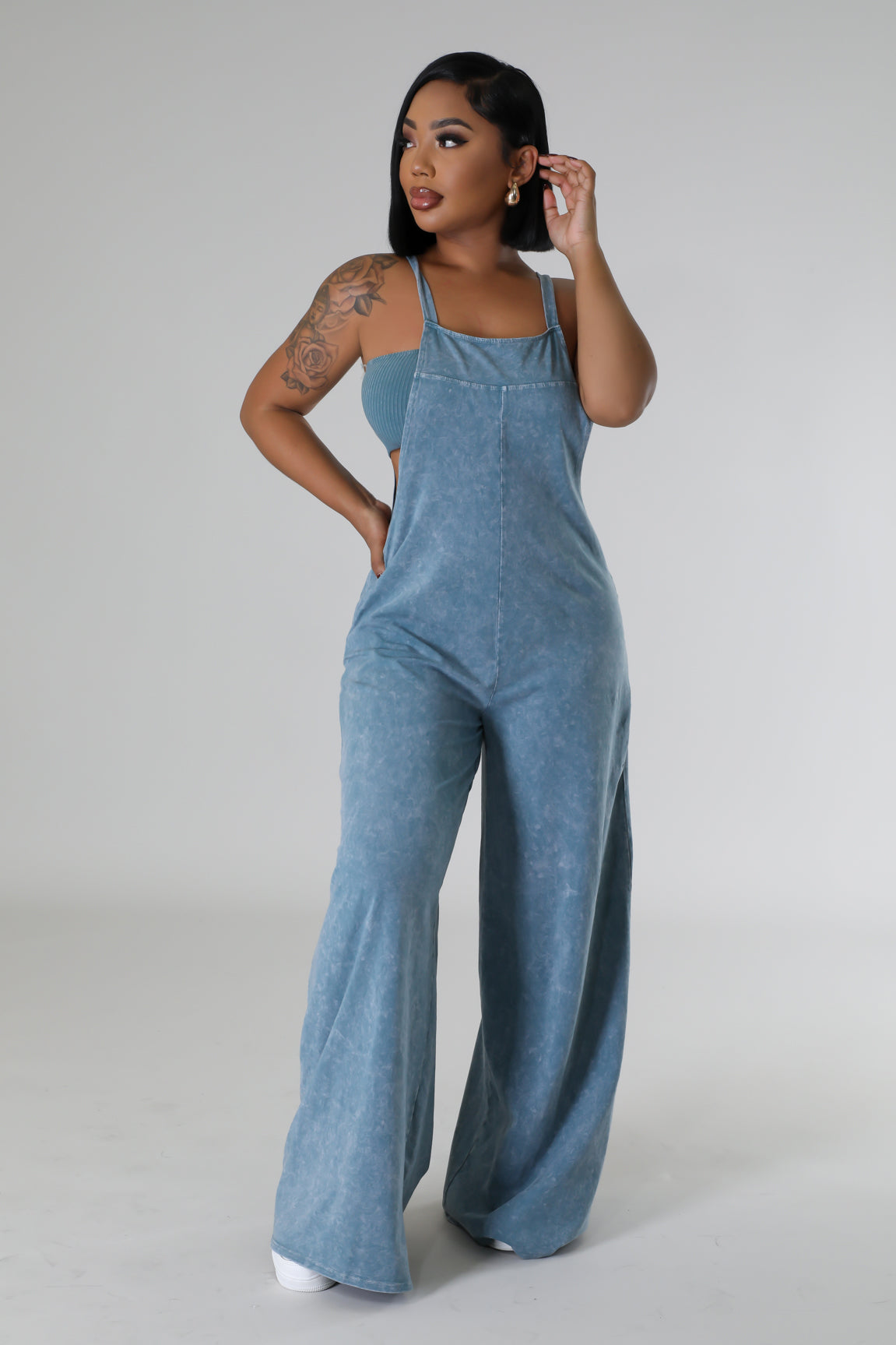 Lacey Lounge Set (2 Piece) - Blue