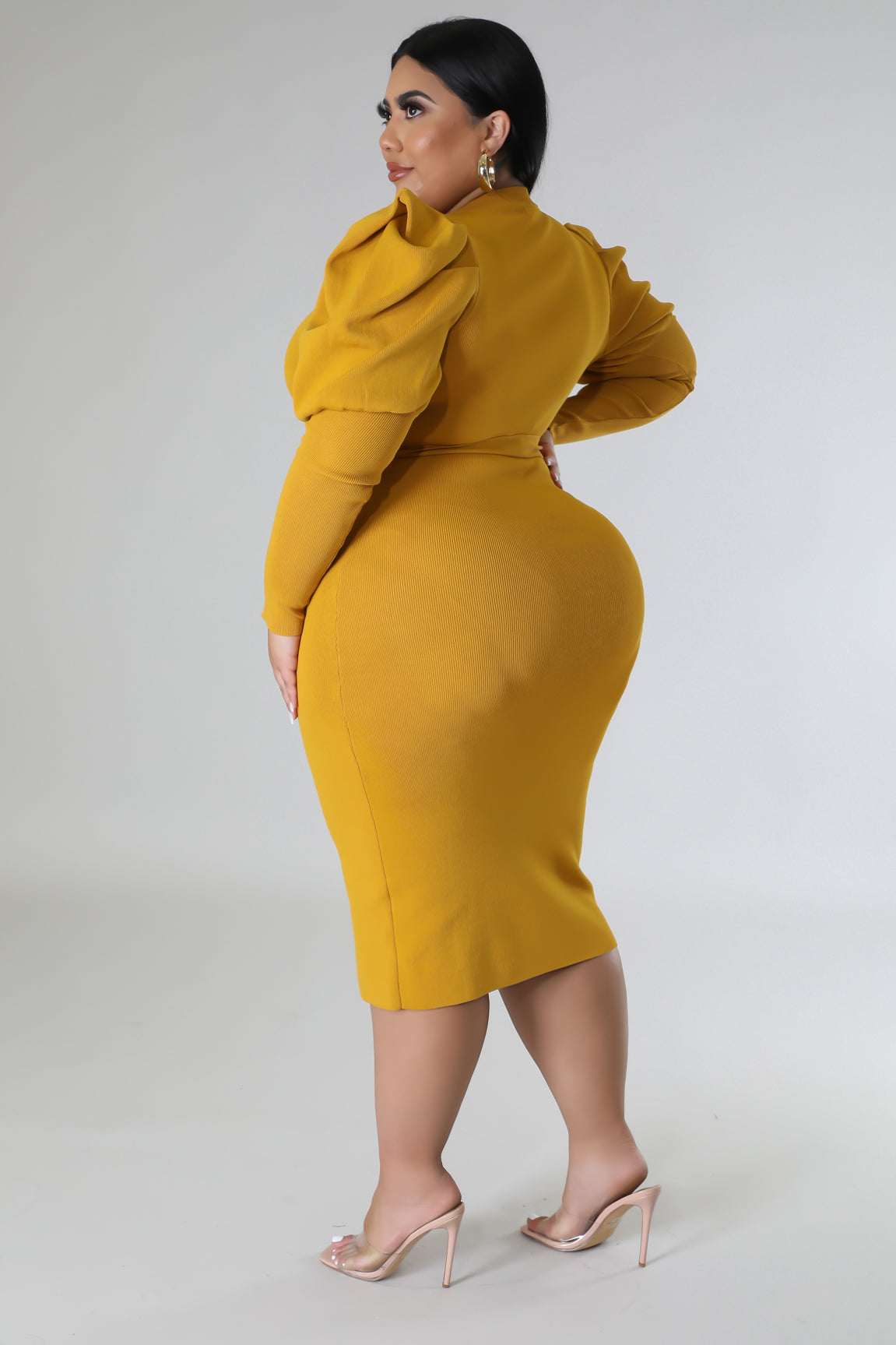 Lovely Days Dress - Mustard